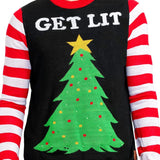 Men's Get Lit Light Up Ugly Christmas Sweater