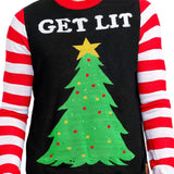 Men's Get Lit Light Up Ugly Christmas Sweater