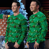 Men's Gaudy Garland Ugly Christmas Sweater