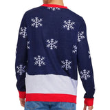 Men's Winter Whale Tail Ugly Christmas Sweater