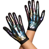 Iridescent Skeleton Gloves