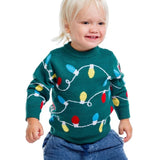 Baby / Toddler Green Christmas Lights Sweater