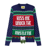 Men's Kiss Under the Mistletoe Ugly Christmas Sweater