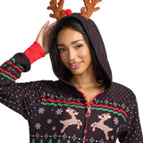 Women's Fair Isle Rudolph Jumpsuit