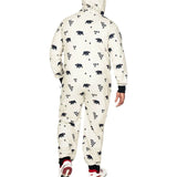 Men's Beary Christmas Big and Tall Jumpsuit