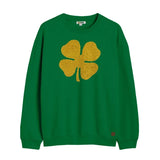 Women's Glitter Clover Crewneck Sweatshirt