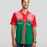 Men's Christmas Cowboy Button Down Shirt