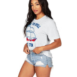 Women's Spill the Tea Oversized Boyfriend Tee