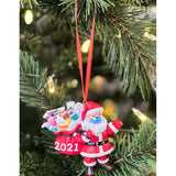 2021 Masked Santa 3D Ornament