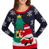 Women's Winter Whale Tail Ugly Christmas Sweater