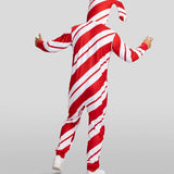 Men's Candy Cane Jumpsuit