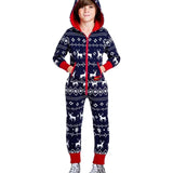 Boy's Blue Reindeer Jumpsuit