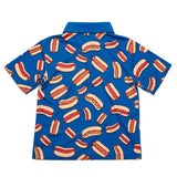 Toddler Boy's Hot Dog Golf Polo