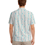 Men's Shark Snack Linen Cabana Shirt