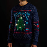 Men's Chrismukkah Light Up Sweater