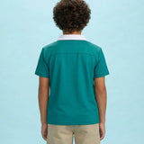 Boy's Green Blazer Golf Polo