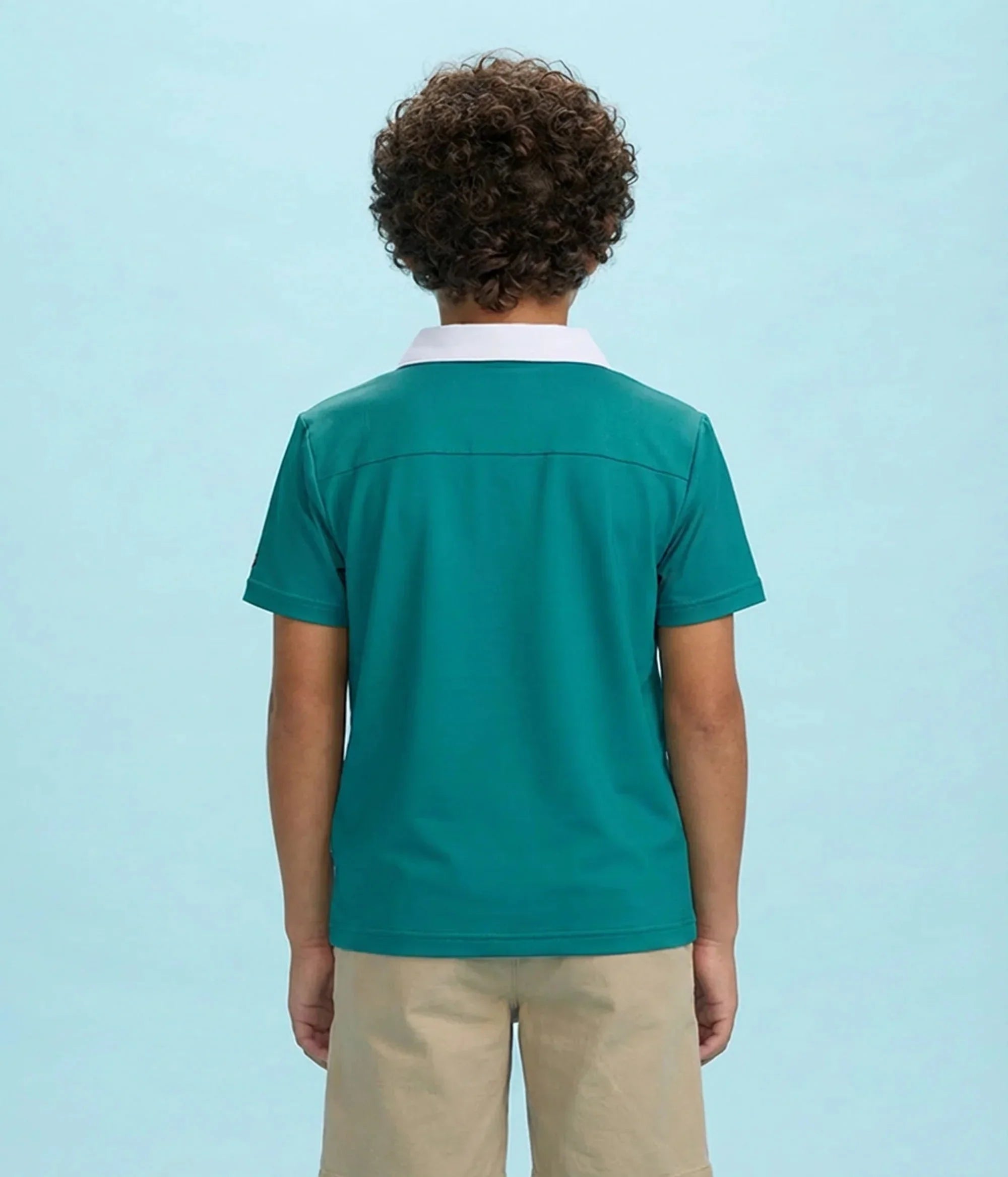 Boy's Green Blazer Golf Polo