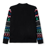 Boy's Fair Isle Rudolph Light Up Christmas Cardigan Sweater