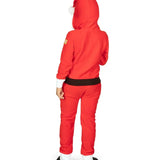 Boy's Santa Jumpsuit With Fur