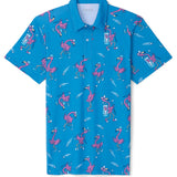 Men's Flamingo Fiasco Golf Polo