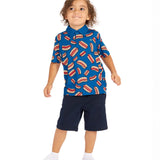 Toddler Boy's Hot Dog Golf Polo