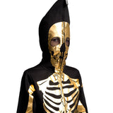 Boy's Gold Skeleton Costume