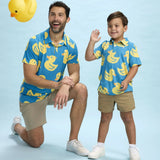 Toddler Boy's Duckin' Around Golf Polo