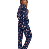 Women's Rudolph Lapel Pajama Set