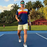 Men's Slice of Sunset Pickleball Shirt