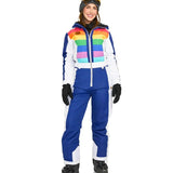 Women's Rainbow Runway Snow Suit