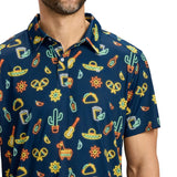 Men's Neon Fiesta Golf Polo