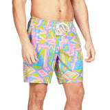 Retro Ride Stretch Swim Trunks - 7.5" Inseam