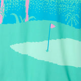 Men's 8-Bit Paradise Golf Polo