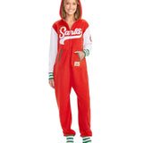 Women's Sporty Santa Jumpsuit
