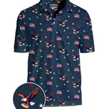 Men's 8-Bit Eagle Performance Polo