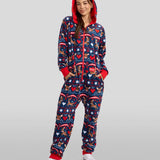Women's Soaring Rudolph Christmas Jumpsuit