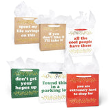 Sleigh Bells and Sass Gift Bags - Set of 6