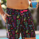 Neon Nightcap Stretch Swim Trunks - 7.5" Inseam
