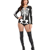 Sexy Skeleton Bodysuit Costume