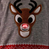 Men's Rudolph Light Up Ugly Christmas Sweater
