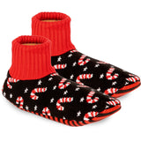 Candy Cane Lane Slipper Socks