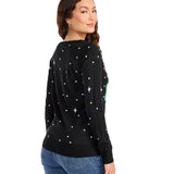 Women's Santa Unicorn Ugly Christmas Sweater