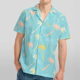 Men's Counting Palms Linen Cabana Shirt