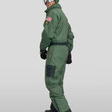 Men's Fighter Pilot Snow Suit and Helmet Cover