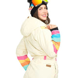 Women's Retro Rainbow Snow Suit