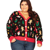 Women's Cookie Cutter Plus Size Cardigan Sweater