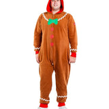 Men's Gingerbread Man Big and Tall Jumpsuit