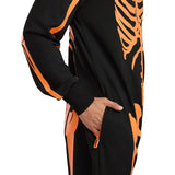 Men's Pumpkin Head Skeleton Costume