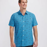 Men's Deep Blue Sea Hawaiian Shirt