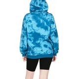 Women's Deep Blue Fleece Hoodie